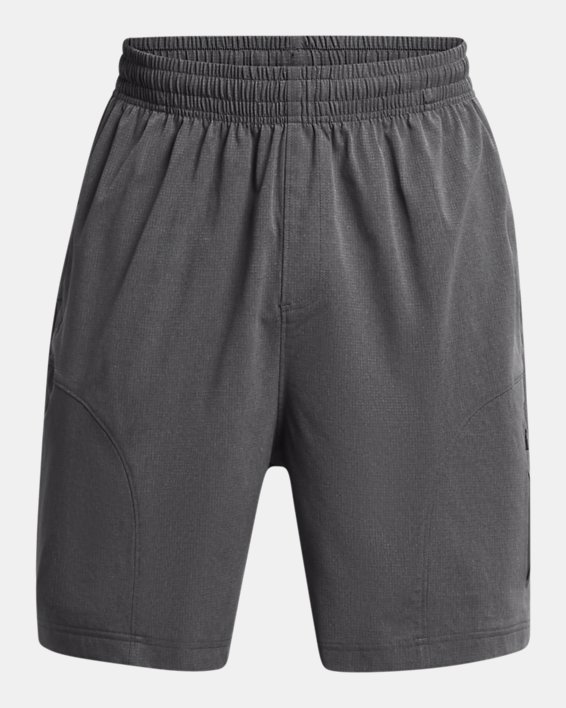 Men's UA Unstoppable Vent Shorts, Gray, pdpMainDesktop image number 4